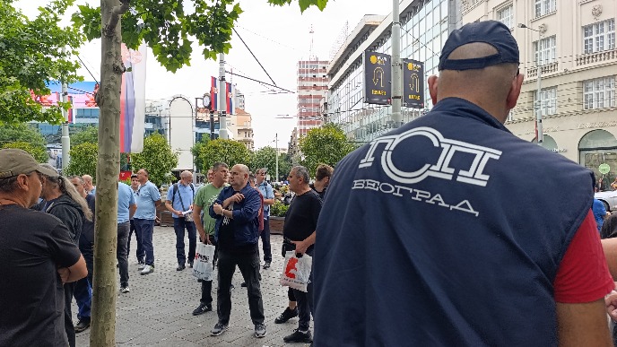Protest radnika GSP-a